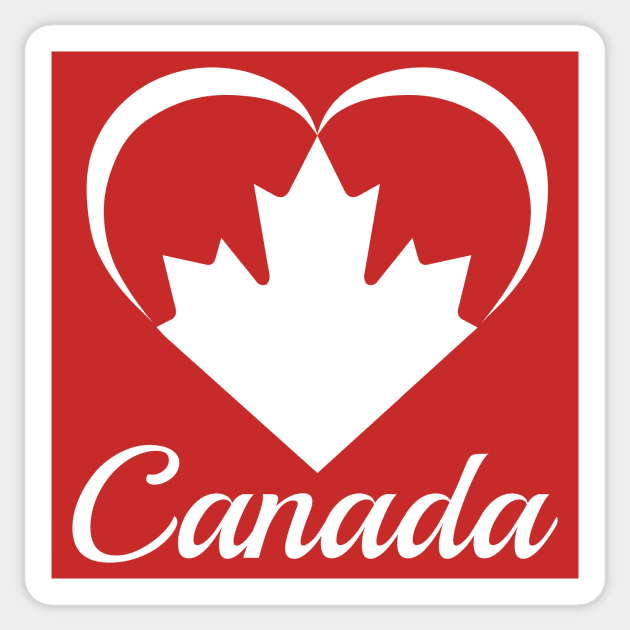 Canada Heart 2018 White Sticker by beerman